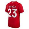 Maillot de Supporter Liverpool 2023-24 Luis Diaz 23 Domicile Pour Homme